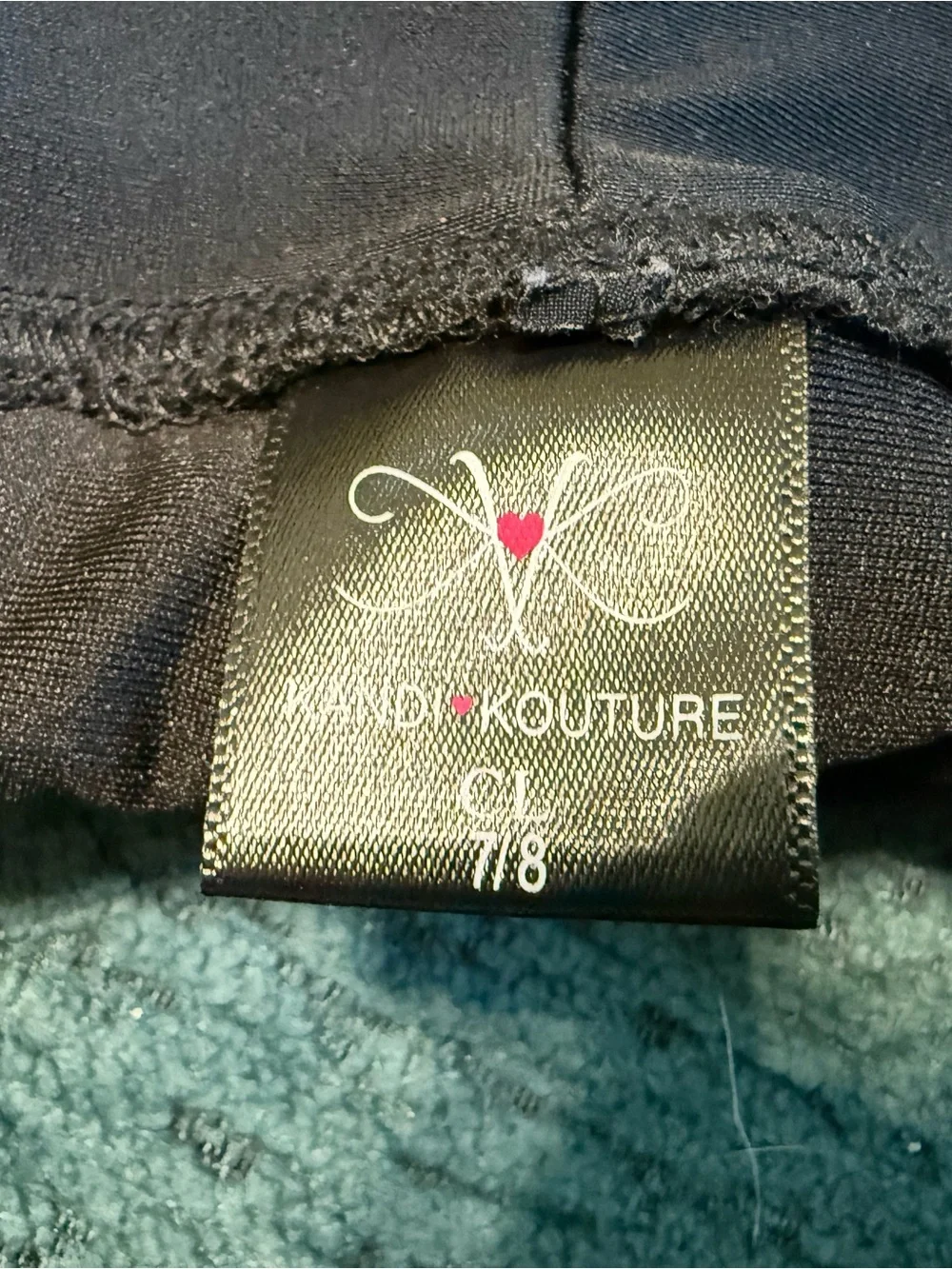 Kandi Kouture Dance Shorts for Kids - Black - CL Child Large 7/8